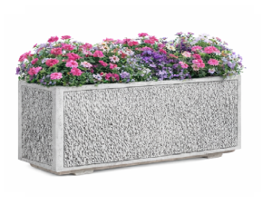 Jardinieră beton Oxford exterior 100x35x47 cm – vedere produs
