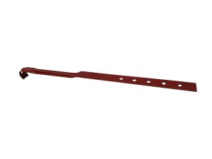 Brida jgheab 125, RAL 3011, rosu