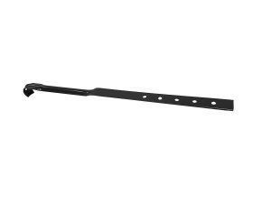 Brida jgheab 125, RAL 9005, negru = 015