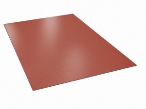 Tabla plana, mat, 2000x1250x0,45mm, RAL 8004