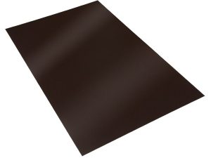 Tabla plana, mat, 2000x1250x0,6mm, RAL 8017