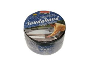 Bandă butilică Butyband RAL 8017, 15 cm x 10 m pentru etanșare și hidroizolații