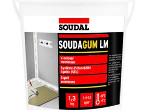 Soudagum LM membrană de hidroizolație lichidă albă 1,3kg - 126582