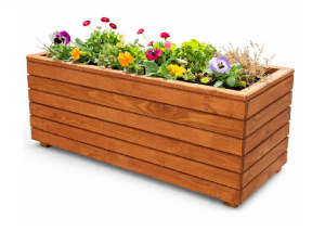 Jardiniera B11 din lemn – solutie eleganta si durabila pentru amenajari exterioare