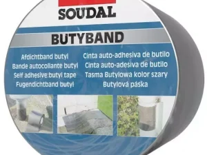 Bandă de etanșare autoadezivă SOUDAL Butyband 10 cm x 10 m pentru plumb – etanșare și hidroizolații