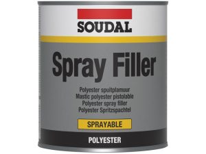 Chit pulverizabil poliesteric pentru caroserie 1l -  100315