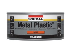 Chit de poliester SOUDAL Metal Plastic Soft pentru caroserie bej (2kg) - 105975
