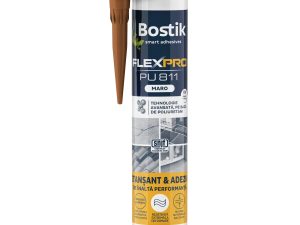 Etansant si adeziv poliuretanic, Bostik FLEXPRO PU 811, maro, interior / exterior, 300 ml