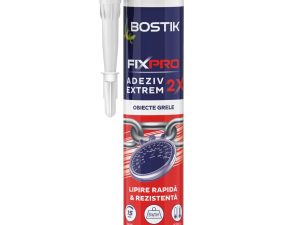 Adeziv universal, Bostik Extrem 2X Fixpro, alb, 290 ml