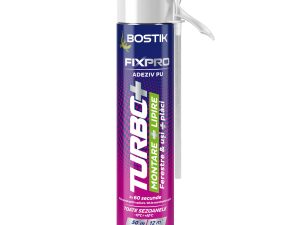 Adeziv poliuretanic pentru ferestre si usi, Bostik Fixpro Turbo+, cu aplicare manuala 