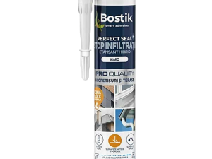 Etansant hibrid pentru acoperisuri si terase Bostik Stop Infiltratii, interior/exterior, maro, 290 ml