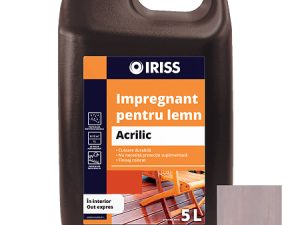 Impregnant pentru lemn, Iriss, interior/exterior, palisandru, 5 l