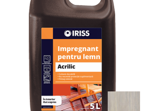 Impregnant pentru lemn, Iriss, interior/exterior, nuc, 5 l