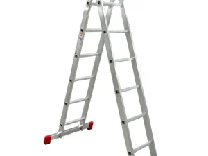 Scara aluminiu articulata Forte 4206, dubla, 2 x 6 trepte