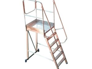 PSA3 – Scară mobilă aluminiu, 3 trepte