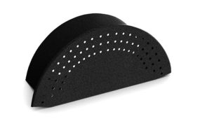 Capac de coamă Bilka negru, finisaj mat, pentru acoperișuri metalice