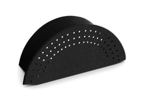 Capac de coamă Bilka negru, finisaj mat, pentru acoperișuri metalice