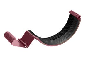Element imbinare jgheab, metalic, RAL 3005, Bilka, D 125 mm