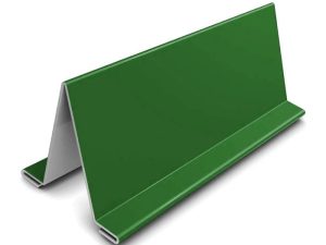 Opritor de zapada Bilka, RAL 6020, mat, 2000 x 0.5 mm