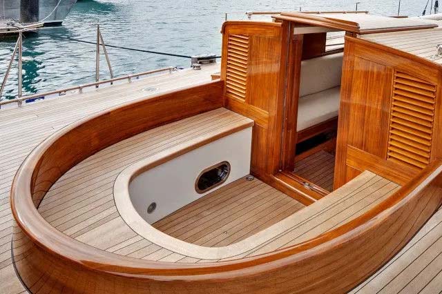 okoume ply on deck