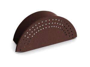 Capac de coamă Bilka maro RAL 8017, finisaj mat, grosime 0.5 mm