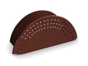 Capac de coamă Bilka maro RAL 8017, finisaj lucios, grosime 0.5 mm