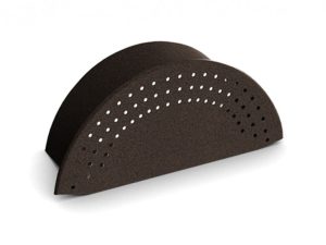 Capac de coamă Bilka maro închis RAL 8019, finisaj mat, grosime 0.5 mm