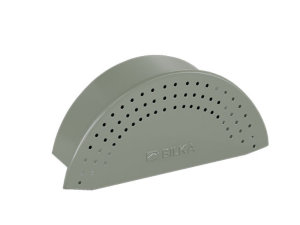 Capac de coamă Bilka alb RAL 9002, finisaj lucios, grosime 0.5 mm