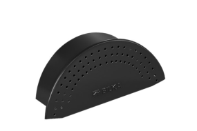 Capac de coamă Bilka negru RAL 9005, finisaj lucios, grosime 0.5 mm