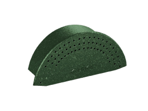 Capac de coamă Bilka verde RAL 6005, finisaj mat, grosime 0.5 mm