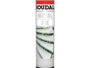 Adeziv de construcții SOUDAL Metal Fix 290 ml gri pentru lipirea materialelor metalice