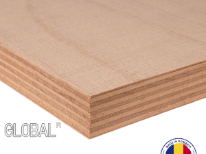 Placaj FAG B/BB GLOBAL 2500x1500x18 mm – panou din fag pentru aplicații tehnice și structurale