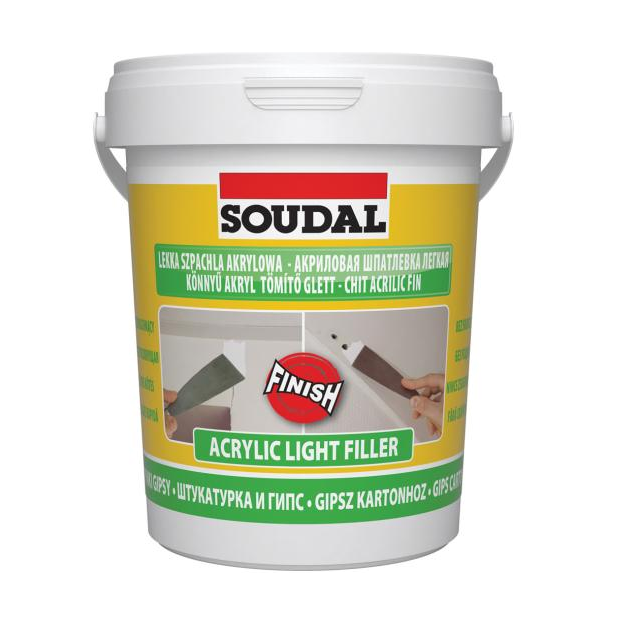 Chit acrilic pentru finisaje, 0,9L
