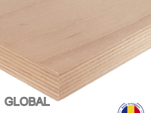 Placaj Fag, C/C, Global 2500x1500x18 mm – panou din fag pentru aplicații tehnice și structurale