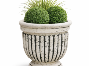 jardiniera forli din beton si piatra model decorativ exterior
