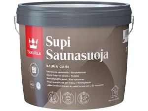 Tikkurila Supi Saunasuoja lac acrilic 2.7L pentru protecția lemnului în saune și spații umede