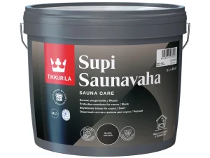 Tikkurila Supi SaunaVaha ceară pentru protecția și finisarea lemnului în saune și spații umede
