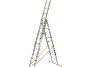 Scara aluminiu 8610, adaptabila, 3 x 10 trepte