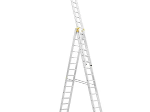 Scara aluminiu 8615, adaptabila, 3 x 15 trepte