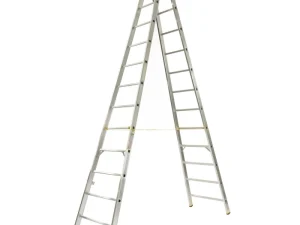 Scara aluminiu Forte 8912, dubla, 2 x 12 trepte