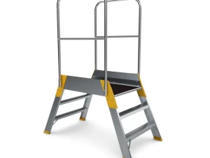 Platforma aluminiu Forte 9703, dubla, 2 x 3 trepte