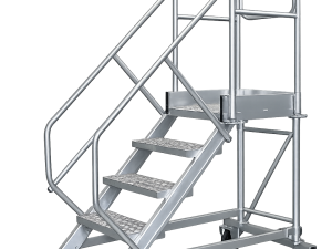 Platforma mobila RARIS, aluminiu, la 45 0, Gmax = 200 kg, tip PN45, 5 trepte