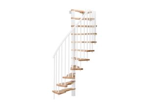 Minka Scară spiralată Metallica Smart alb 130 cm ,h 305 cm