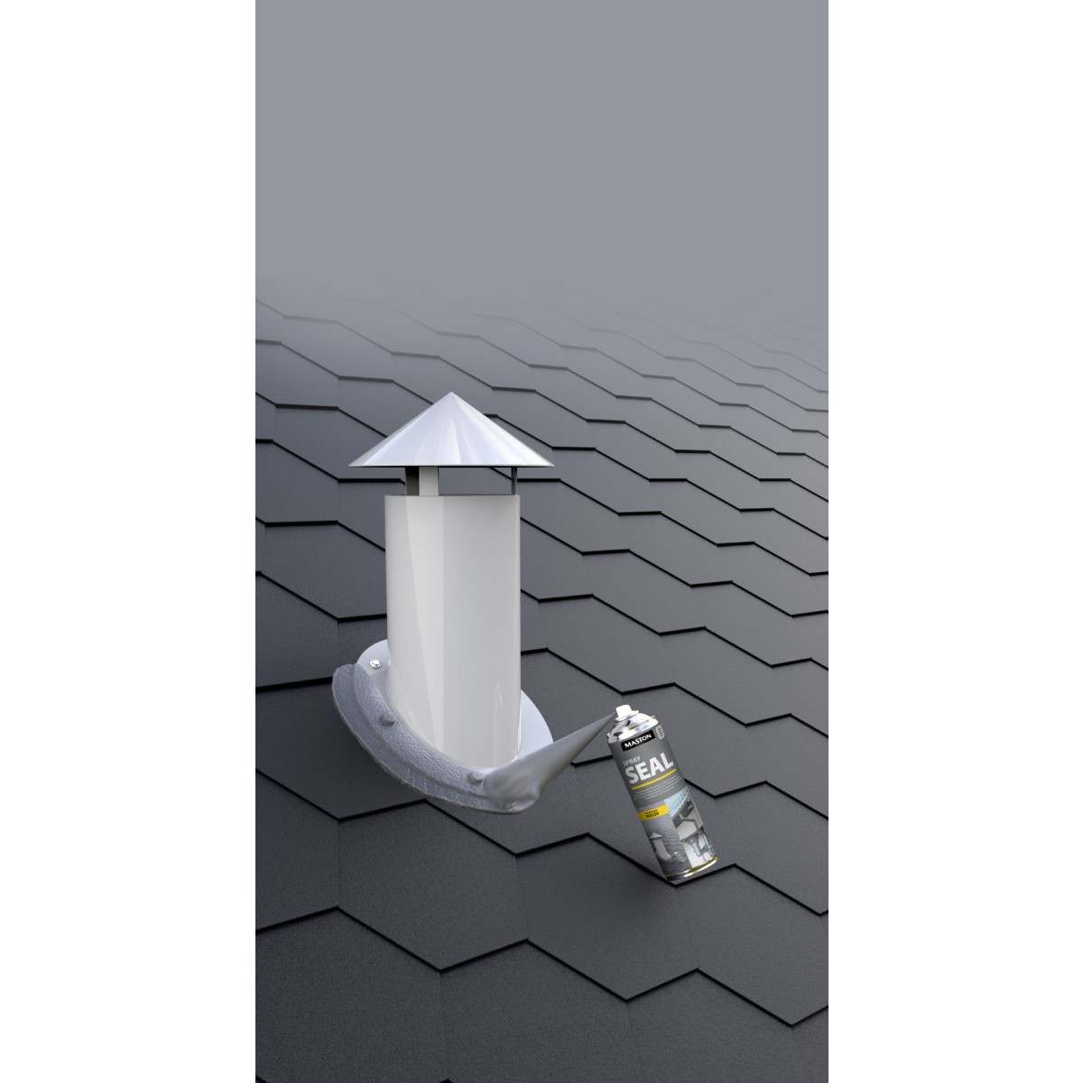 Maston Seal – mastic de etanșare alb pentru lucrări de construcții și reparații