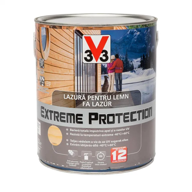 V33 Lazură pentru lemn exterior – protecție pentru climat extrem